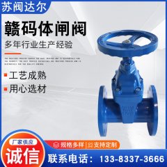 赣马体暗杆软密封闸阀Z45X-16Q